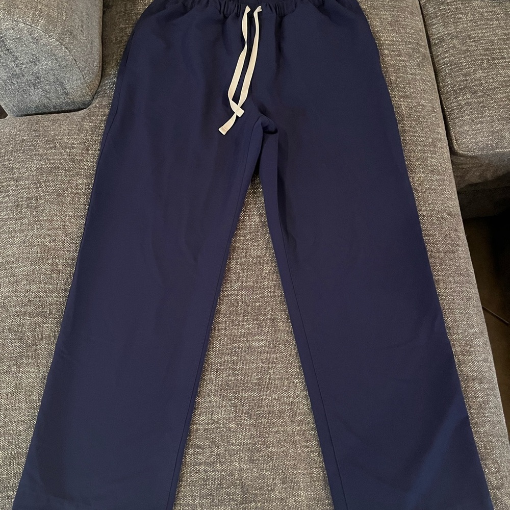 Men's Navy Blue Figs Scrubs L/S
